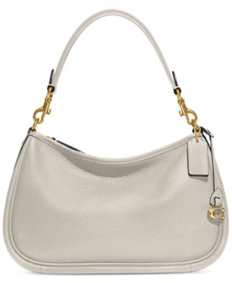 COACH Soft Pebble Leather Cary Cross Dark Stone NO SIZE