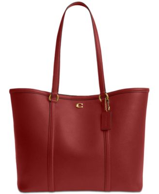 COACH Legacy Small Pebbled Leather T Maple NO SIZE