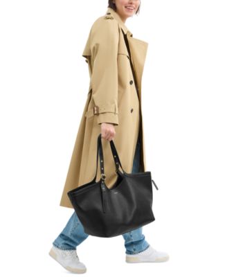 COACH Gramercy Medium Leather Tote Maple NO SIZE