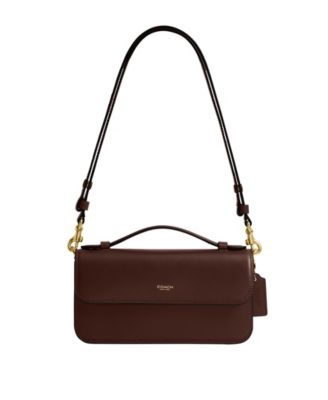 COACH COACH Elora Small Leather Top BrassMaple No Size