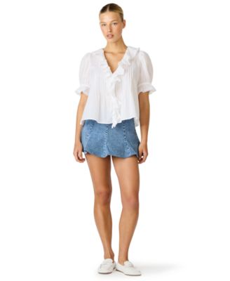 PUFF SLEEVE FRILLY C