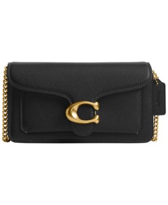 COACH Polished Pebbled Leather Tabby BrassMaple NO SIZE